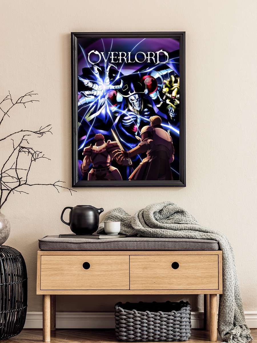 Overlord - オーバーロード Dizi Tablo Siyah Çerçeveli Dizi Poster Duvar Tablo