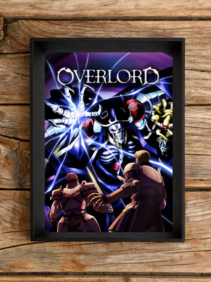 Overlord - オーバーロード Dizi Tablo Siyah Çerçeveli Dizi Poster Duvar Tablo