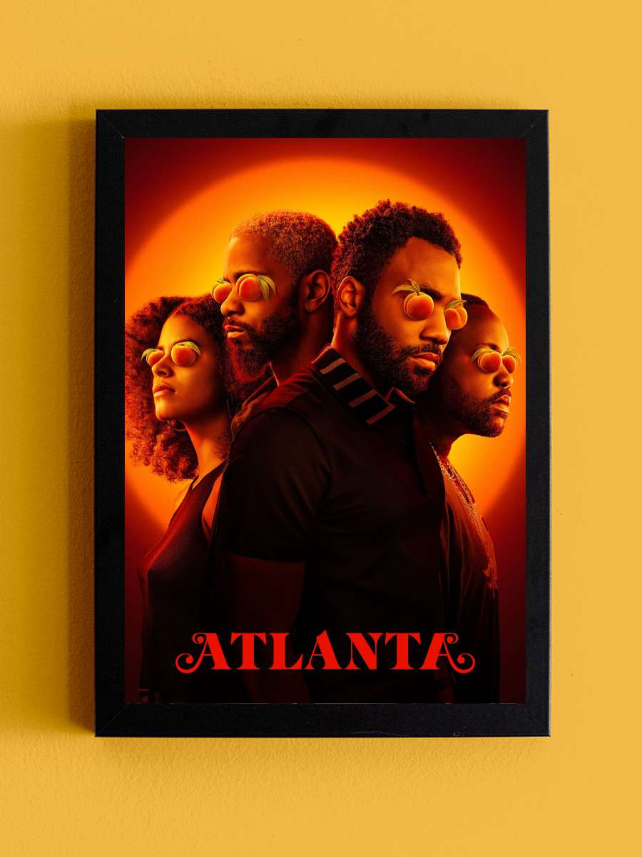 Atlanta Dizi Tablo Siyah Çerçeveli Dizi Poster Duvar Tablo