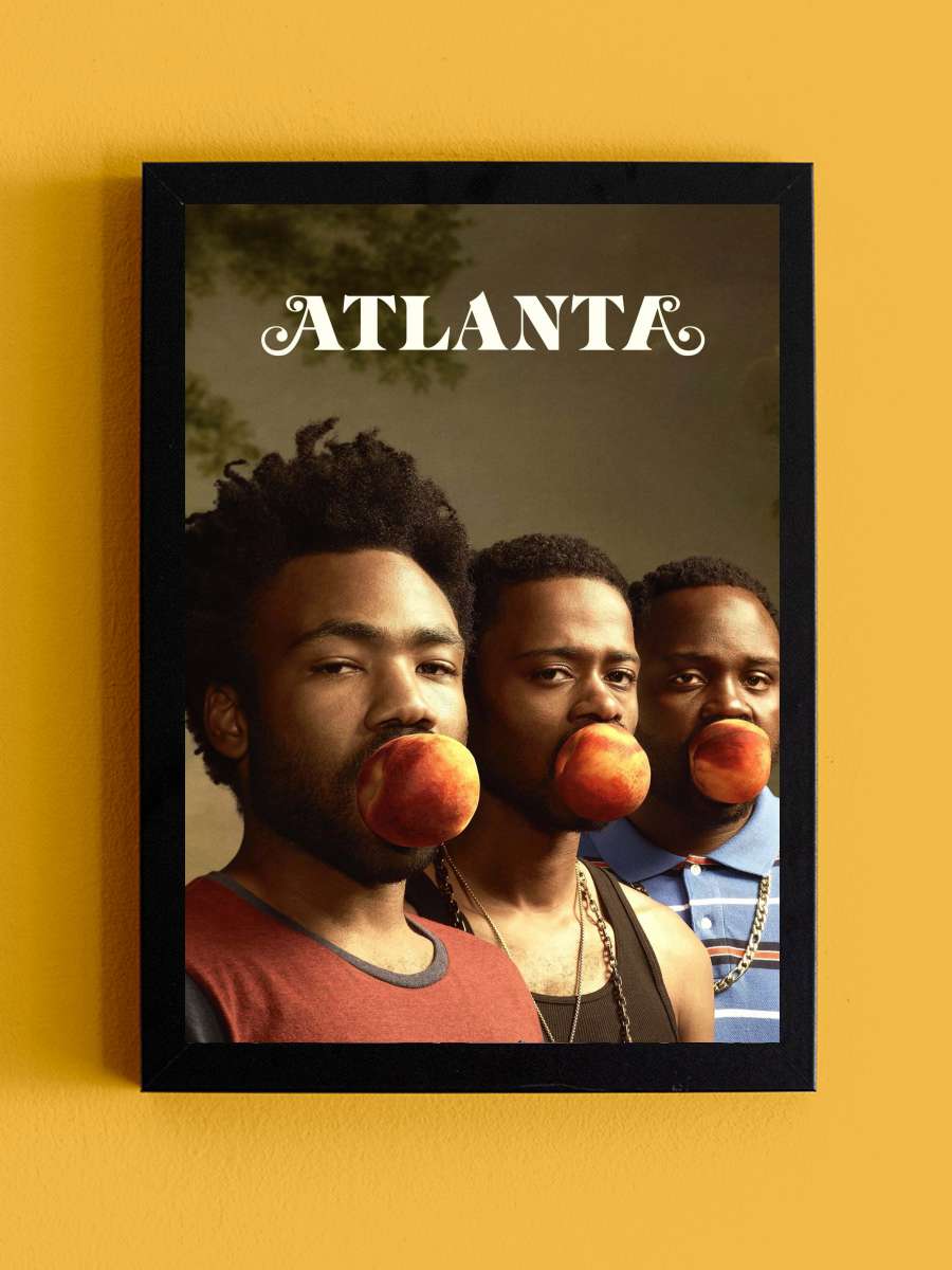 Atlanta Dizi Tablo Siyah Çerçeveli Dizi Poster Duvar Tablo