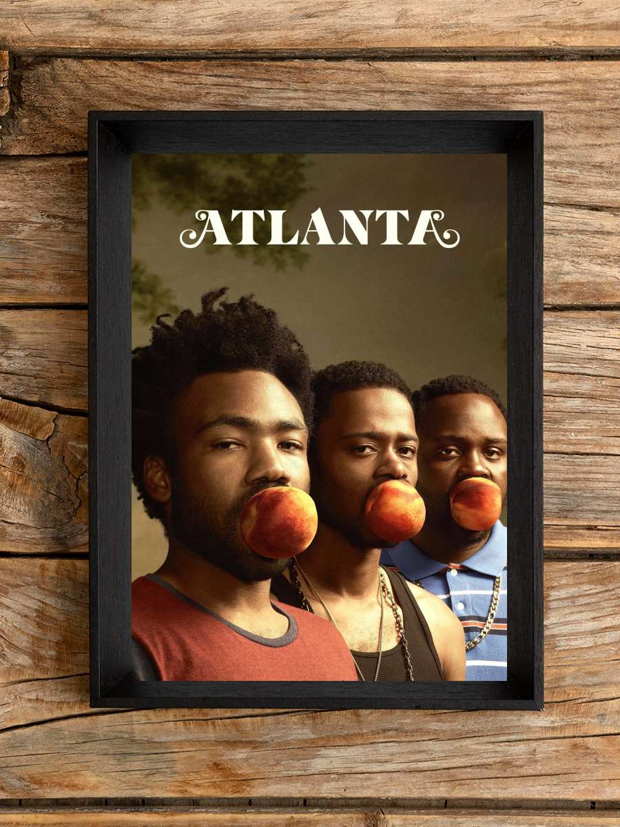 Atlanta Dizi Tablo Siyah Çerçeveli Dizi Poster Duvar Tablo