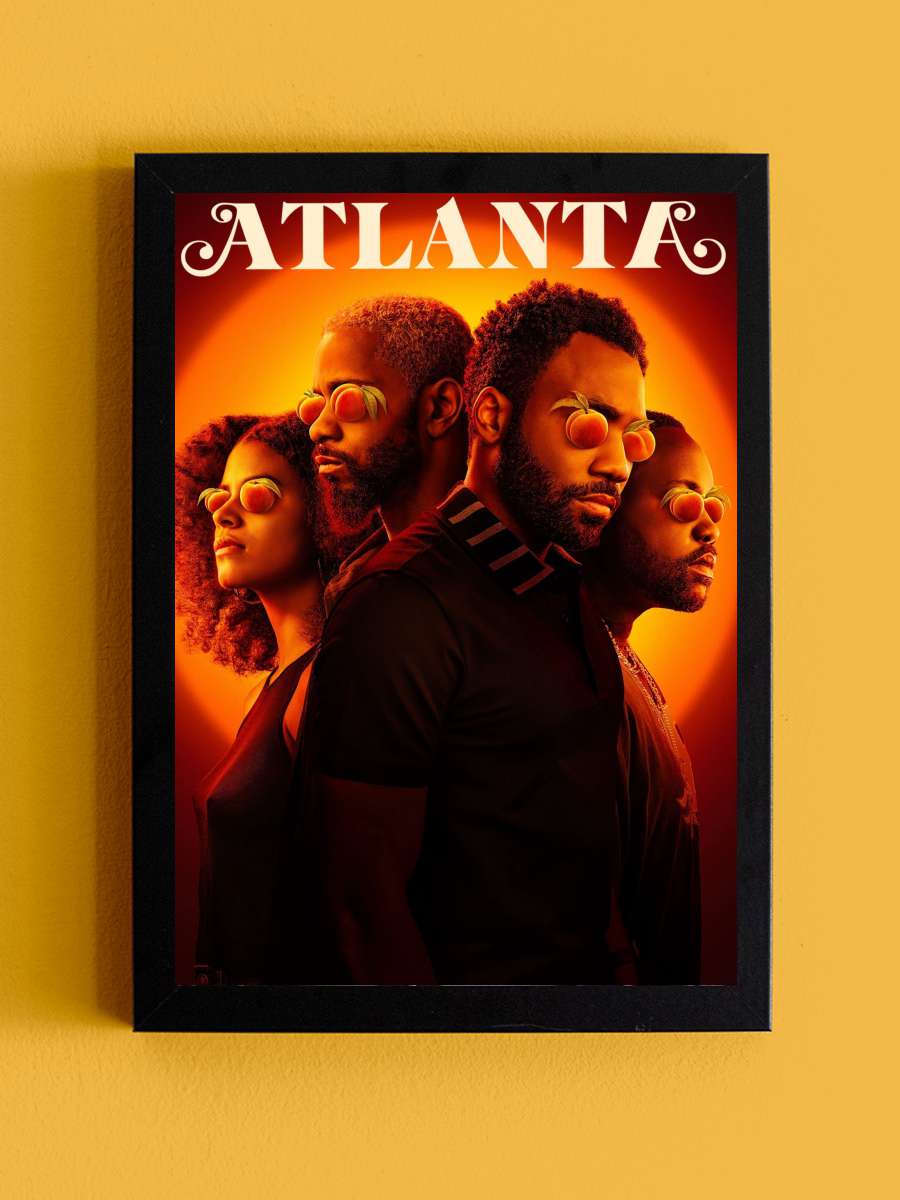 Atlanta Dizi Tablo Siyah Çerçeveli Dizi Poster Duvar Tablo