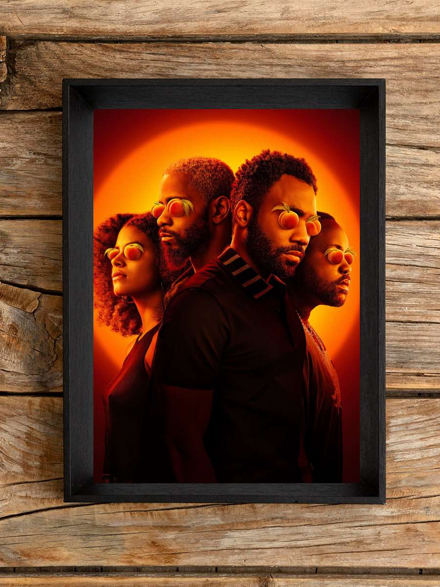 Atlanta Dizi Tablo Siyah Çerçeveli Dizi Poster Duvar Tablo