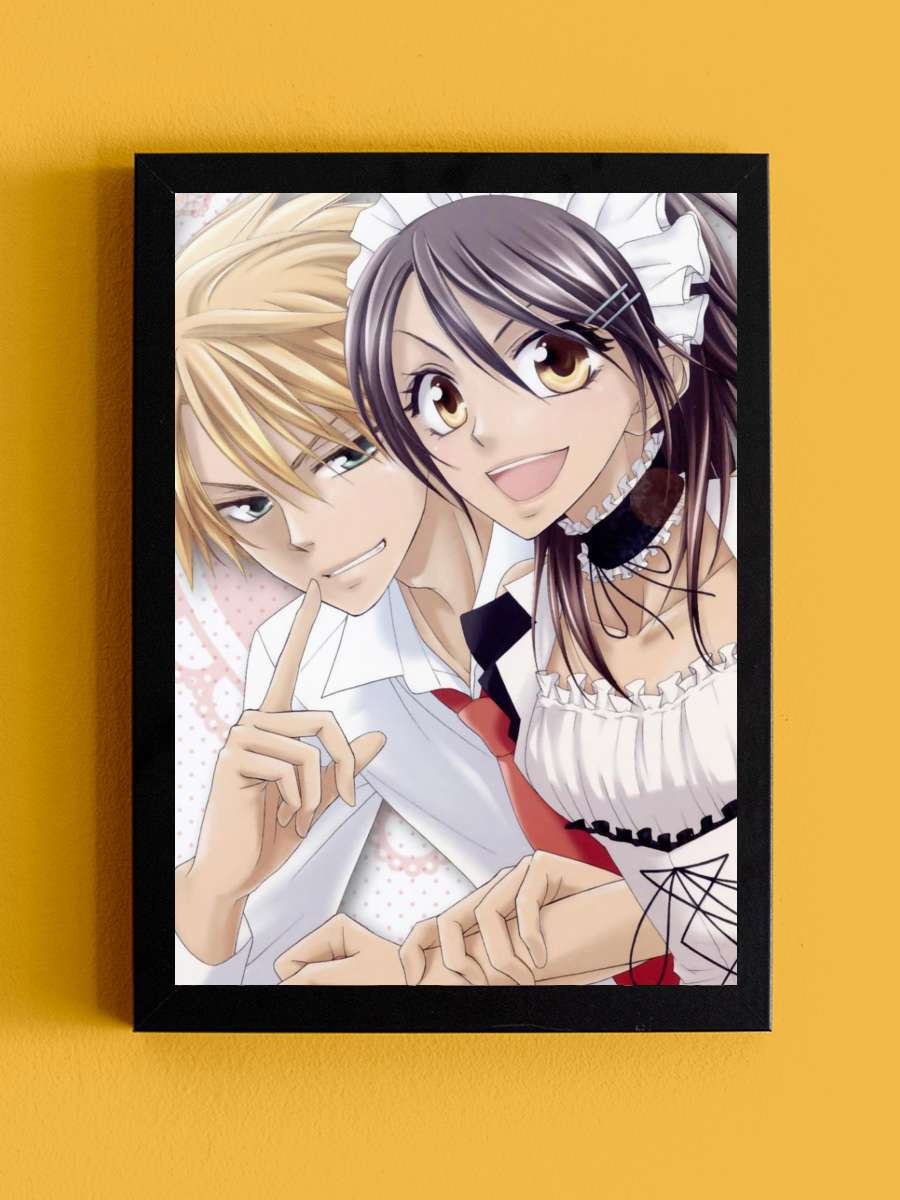 Kaichou wa Maid-sama! - 会長はメイド様！ Dizi Tablo Siyah Çerçeveli Dizi Poster Duvar Tablo