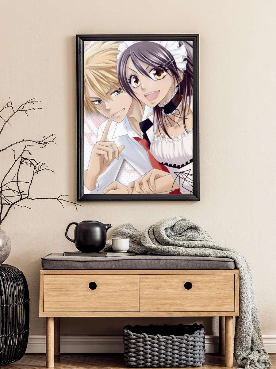 Kaichou wa Maid-sama! - 会長はメイド様！ Dizi Tablo Siyah Çerçeveli Dizi Poster Duvar Tablo