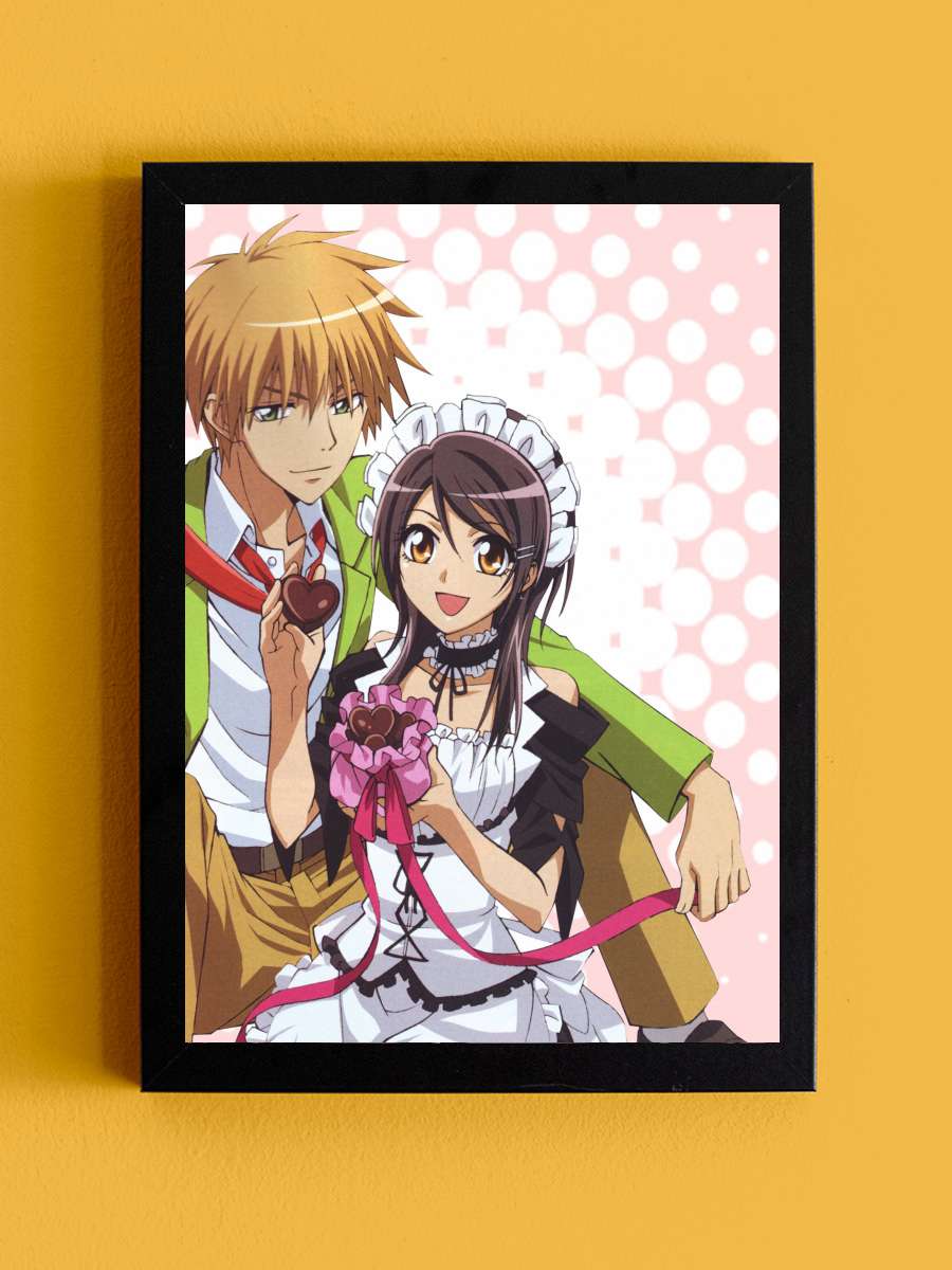 Kaichou wa Maid-sama! - 会長はメイド様！ Dizi Tablo Siyah Çerçeveli Dizi Poster Duvar Tablo