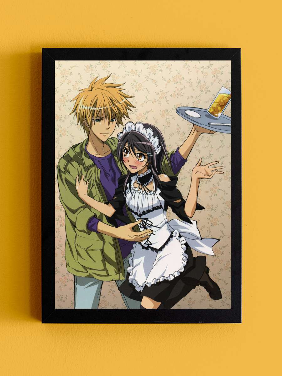 Kaichou wa Maid-sama! - 会長はメイド様！ Dizi Tablo Siyah Çerçeveli Dizi Poster Duvar Tablo