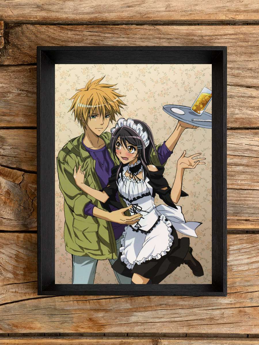 Kaichou wa Maid-sama! - 会長はメイド様！ Dizi Tablo Siyah Çerçeveli Dizi Poster Duvar Tablo