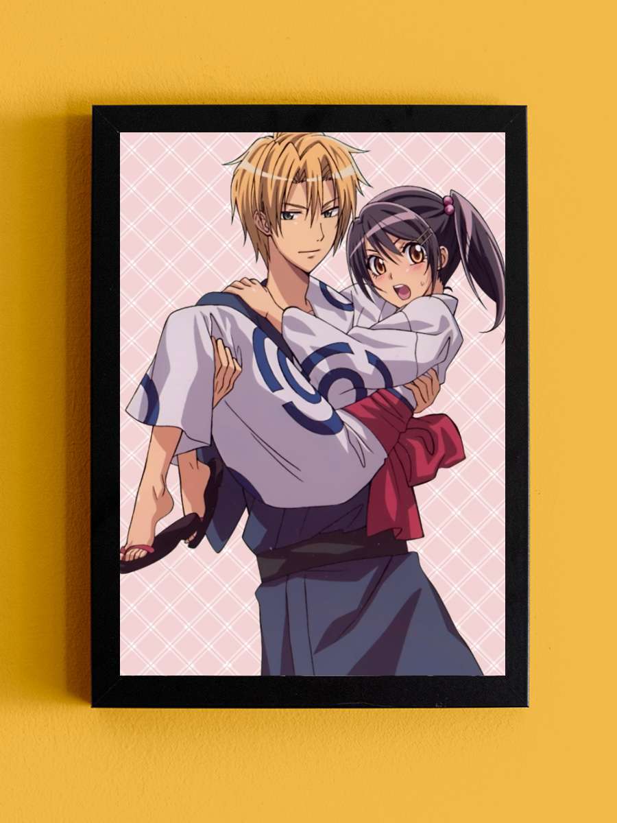 Kaichou wa Maid-sama! - 会長はメイド様！ Dizi Tablo Siyah Çerçeveli Dizi Poster Duvar Tablo