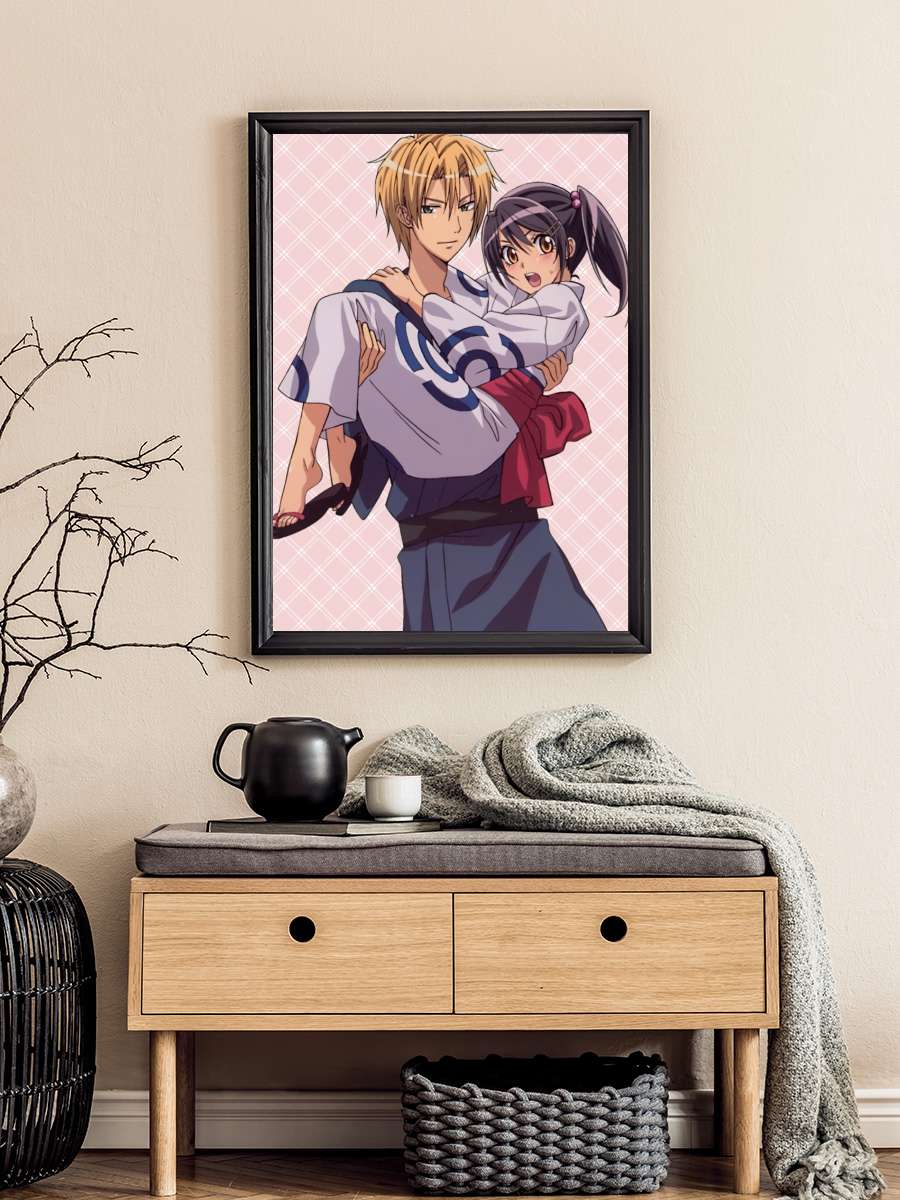 Kaichou wa Maid-sama! - 会長はメイド様！ Dizi Tablo Siyah Çerçeveli Dizi Poster Duvar Tablo