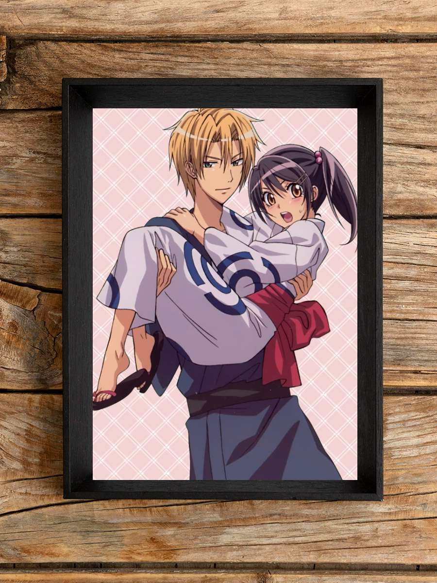 Kaichou wa Maid-sama! - 会長はメイド様！ Dizi Tablo Siyah Çerçeveli Dizi Poster Duvar Tablo