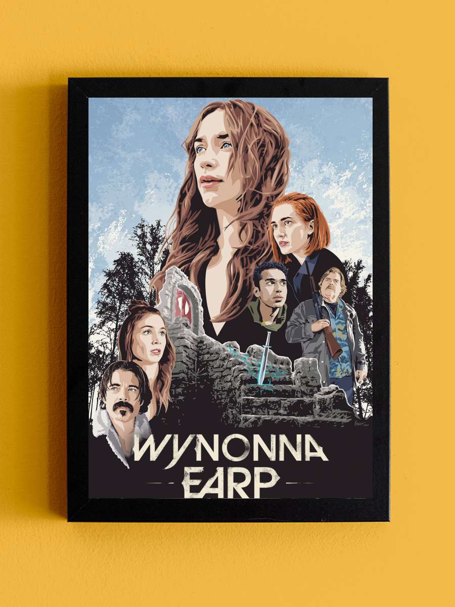 Wynonna Earp Dizi Tablo Siyah Çerçeveli Dizi Poster Duvar Tablo