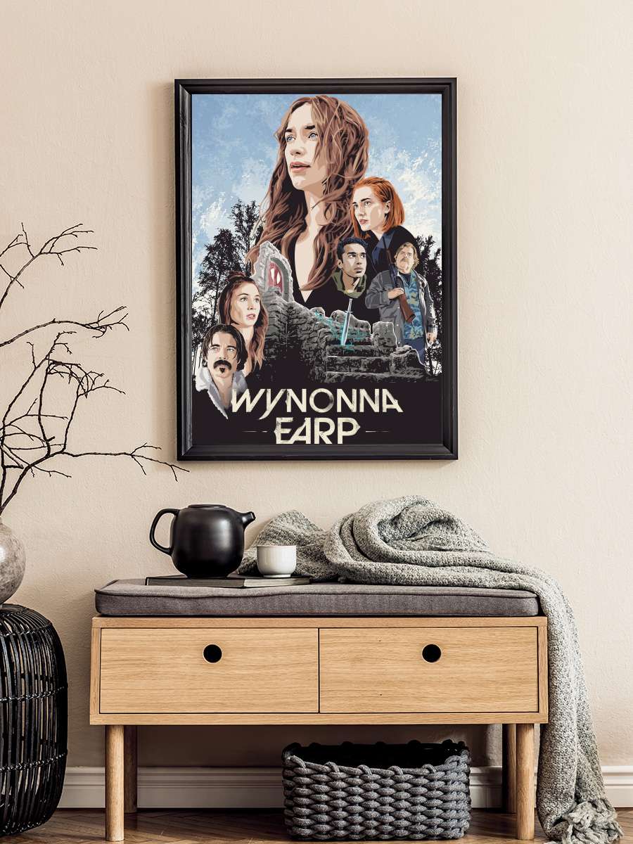 Wynonna Earp Dizi Tablo Siyah Çerçeveli Dizi Poster Duvar Tablo