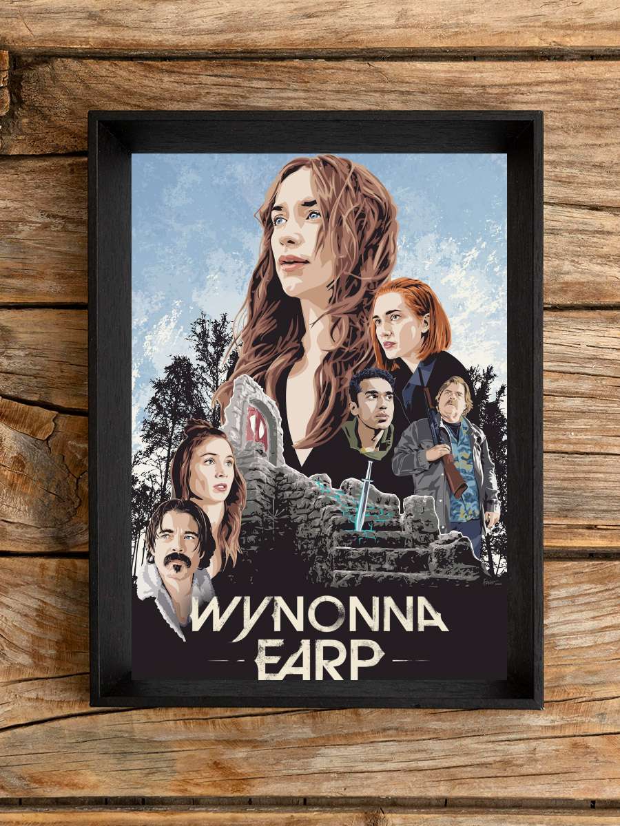 Wynonna Earp Dizi Tablo Siyah Çerçeveli Dizi Poster Duvar Tablo