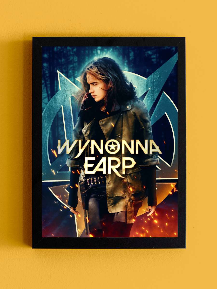 Wynonna Earp Dizi Tablo Siyah Çerçeveli Dizi Poster Duvar Tablo