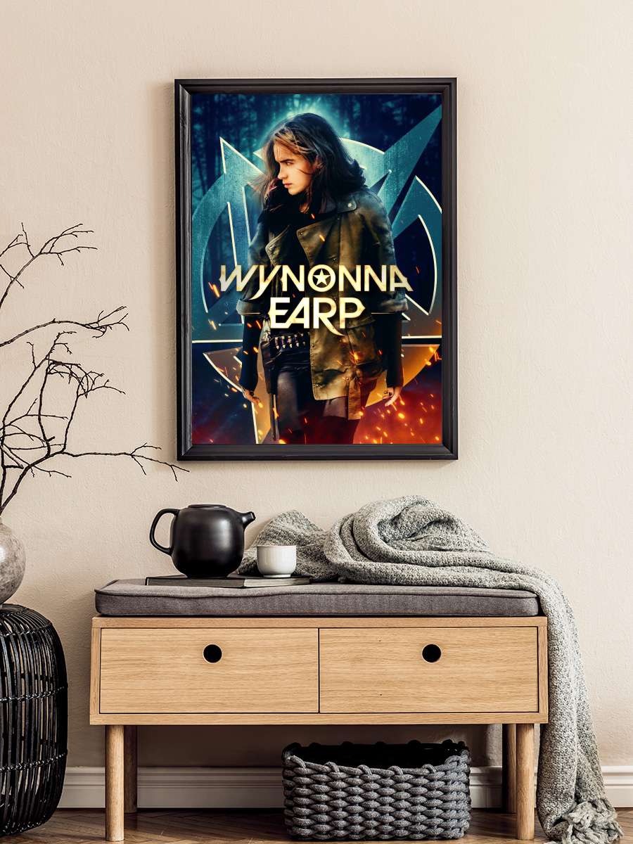 Wynonna Earp Dizi Tablo Siyah Çerçeveli Dizi Poster Duvar Tablo