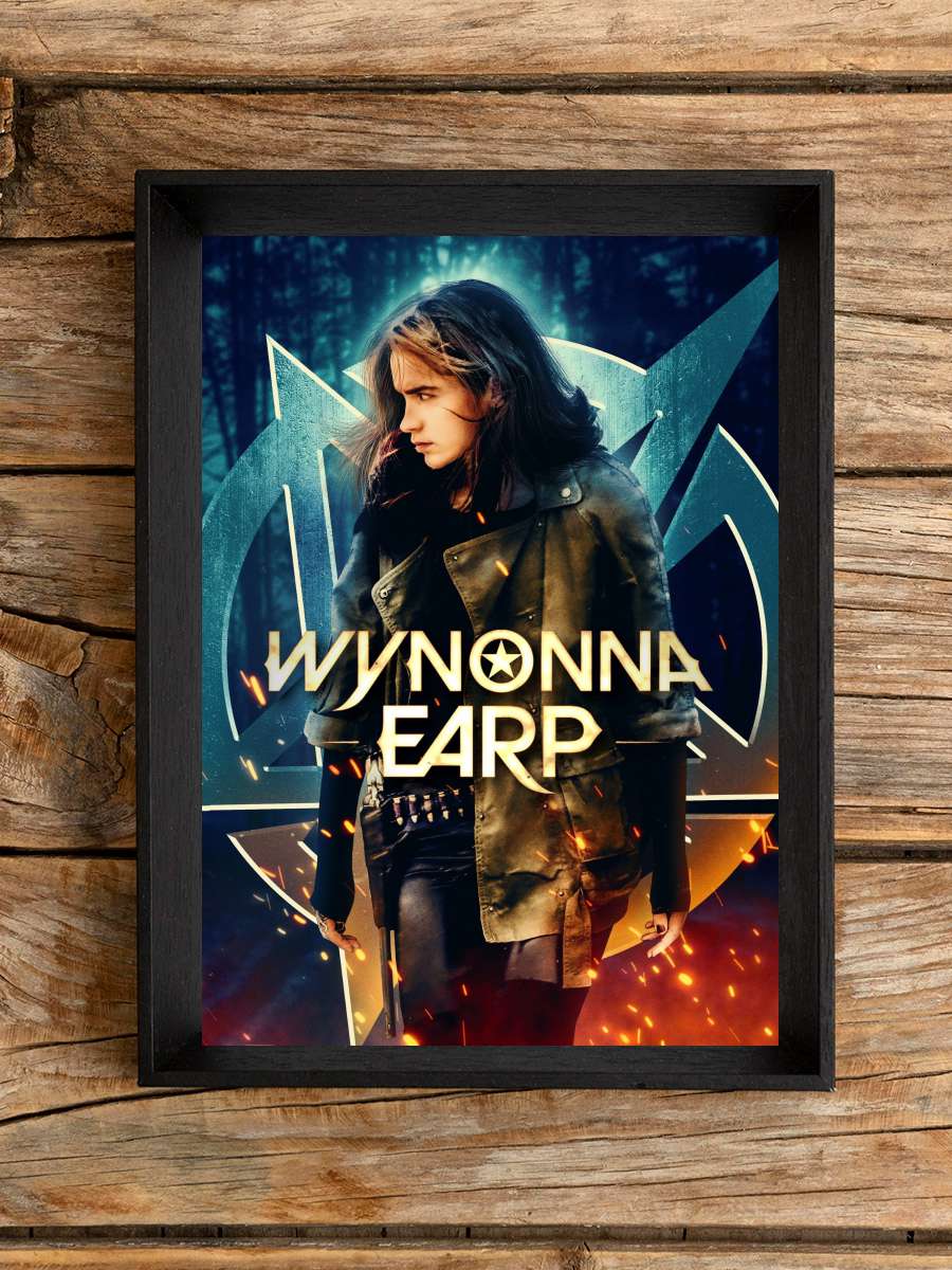 Wynonna Earp Dizi Tablo Siyah Çerçeveli Dizi Poster Duvar Tablo