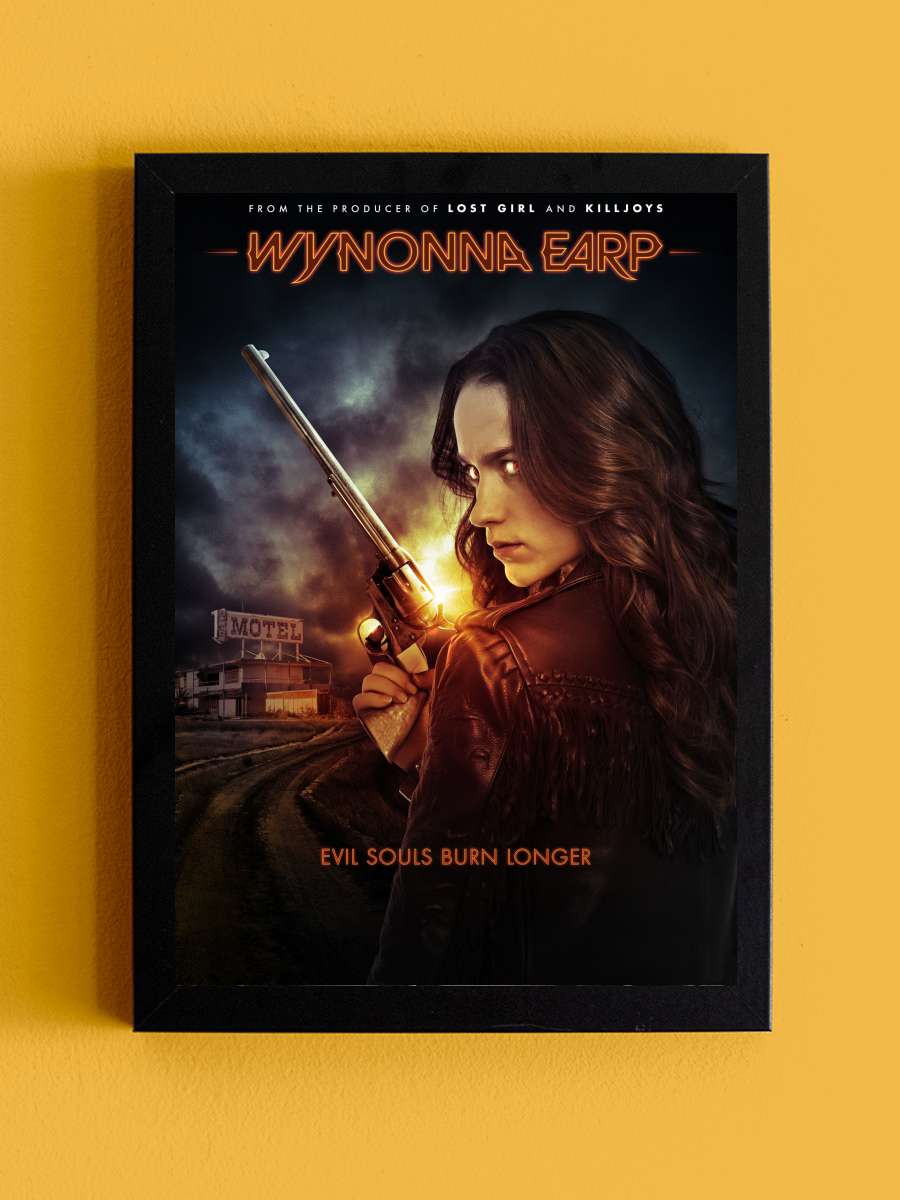 Wynonna Earp Dizi Tablo Siyah Çerçeveli Dizi Poster Duvar Tablo