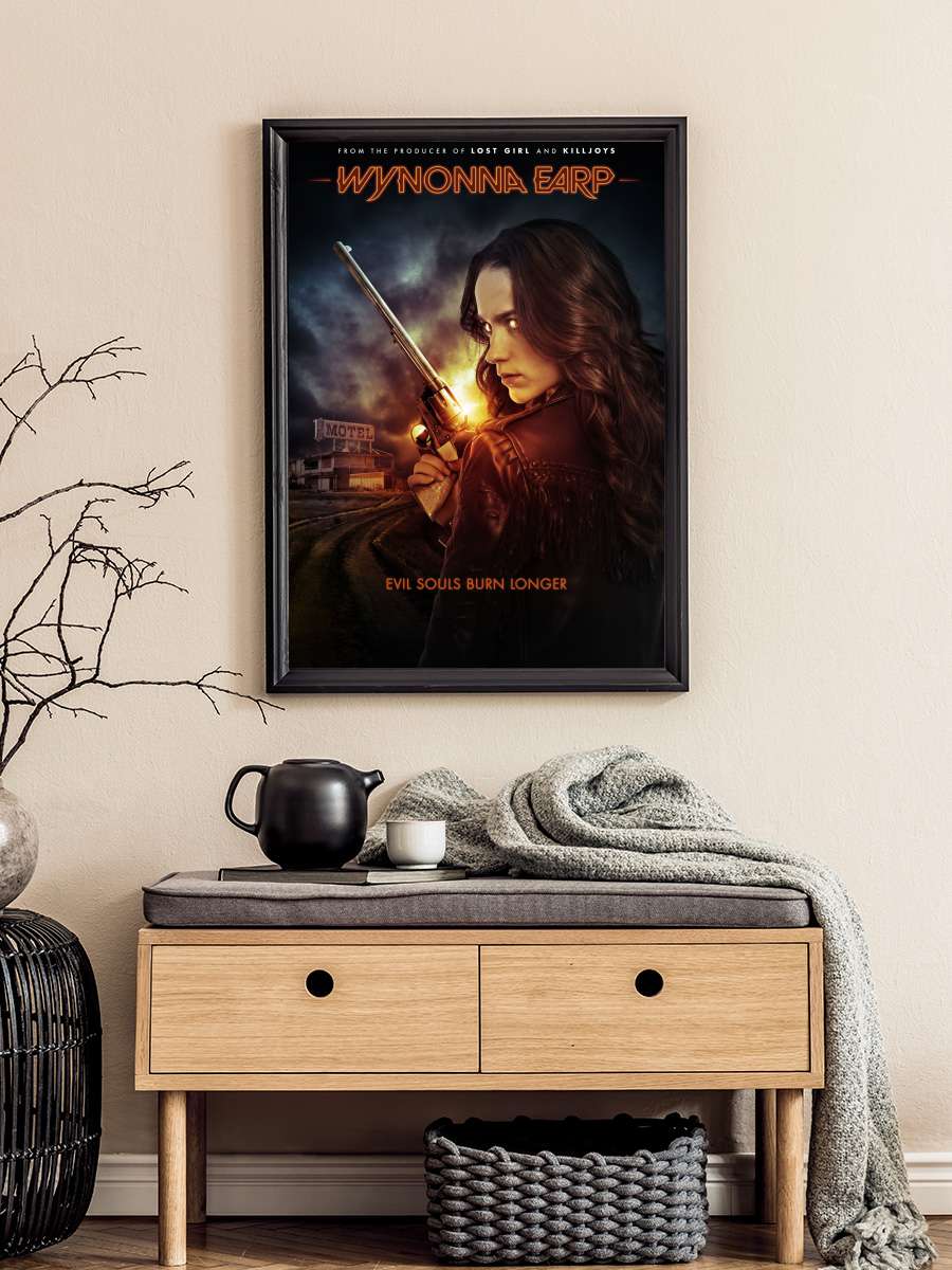 Wynonna Earp Dizi Tablo Siyah Çerçeveli Dizi Poster Duvar Tablo