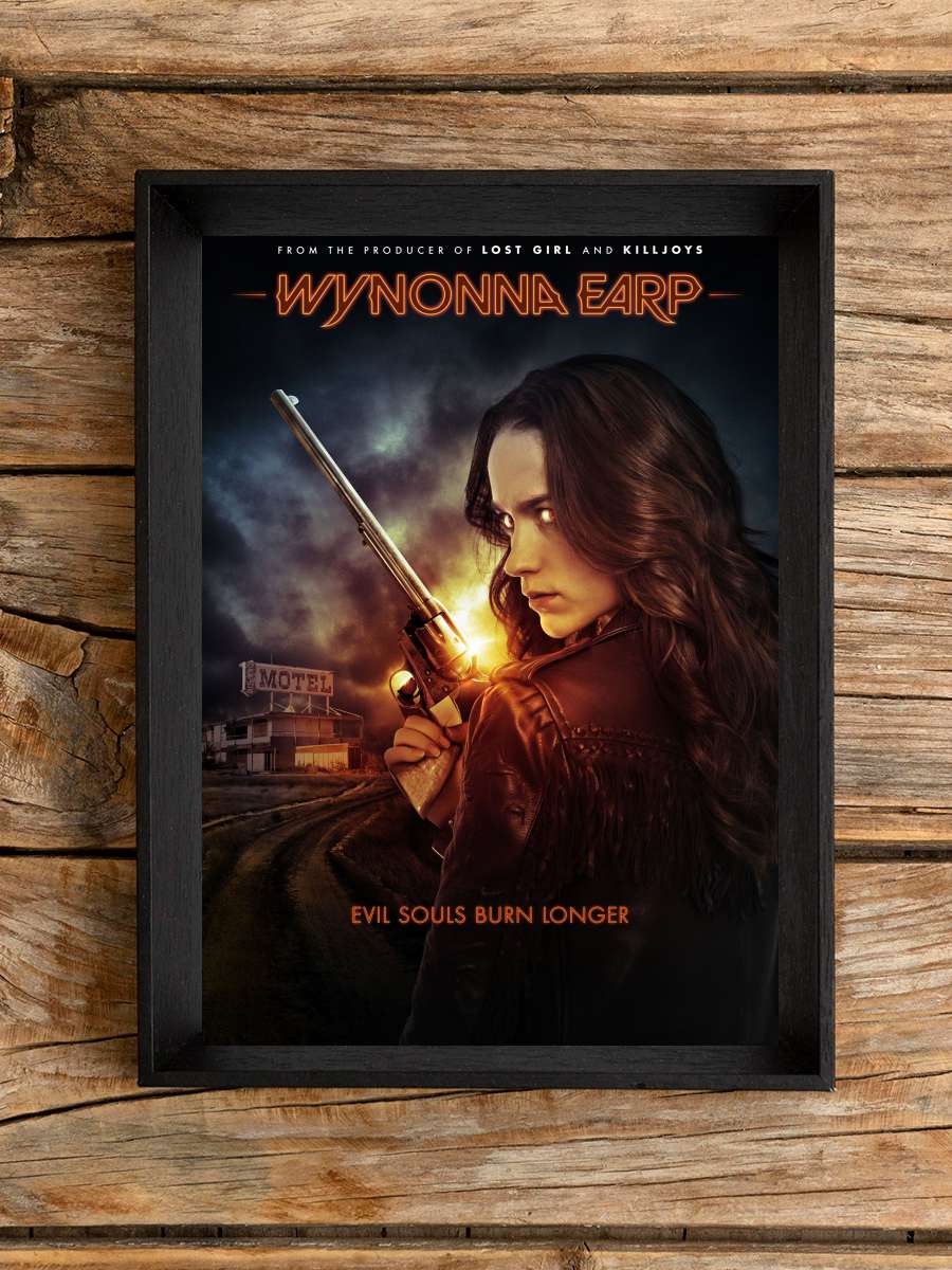 Wynonna Earp Dizi Tablo Siyah Çerçeveli Dizi Poster Duvar Tablo