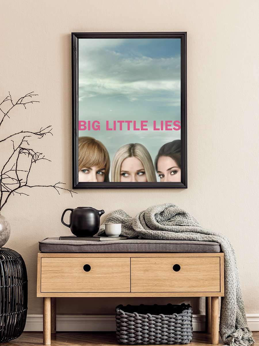 Big Little Lies Dizi Tablo Siyah Çerçeveli Dizi Poster Duvar Tablo