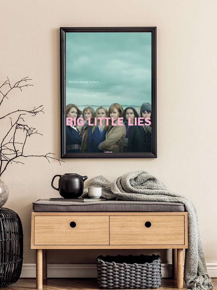 Big Little Lies Dizi Tablo Siyah Çerçeveli Dizi Poster Duvar Tablo