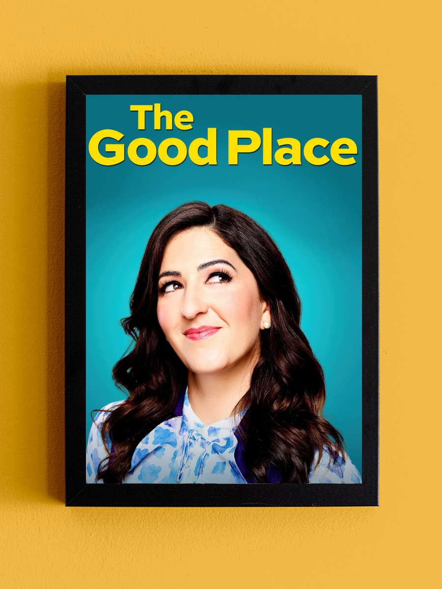 The Good Place Dizi Tablo Siyah Çerçeveli Dizi Poster Duvar Tablo