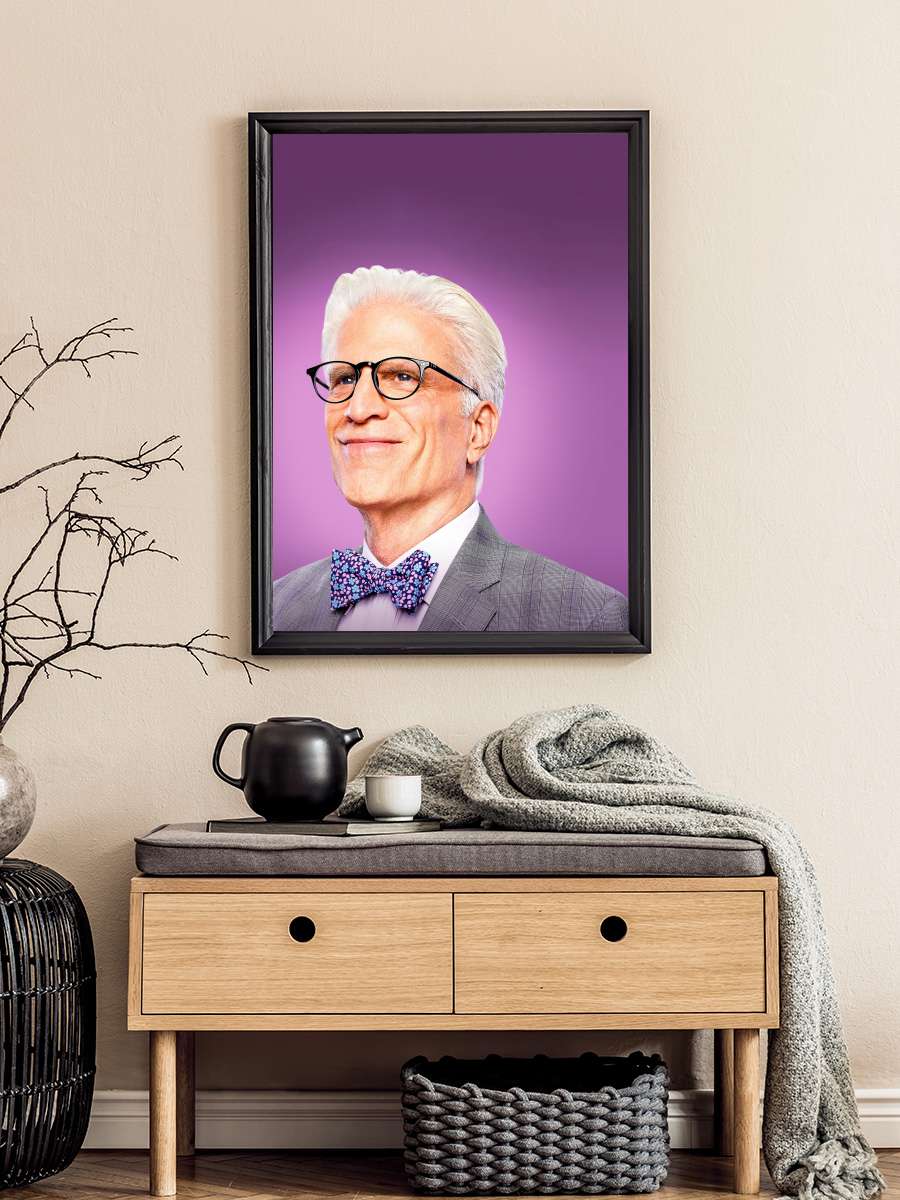 The Good Place Dizi Tablo Siyah Çerçeveli Dizi Poster Duvar Tablo