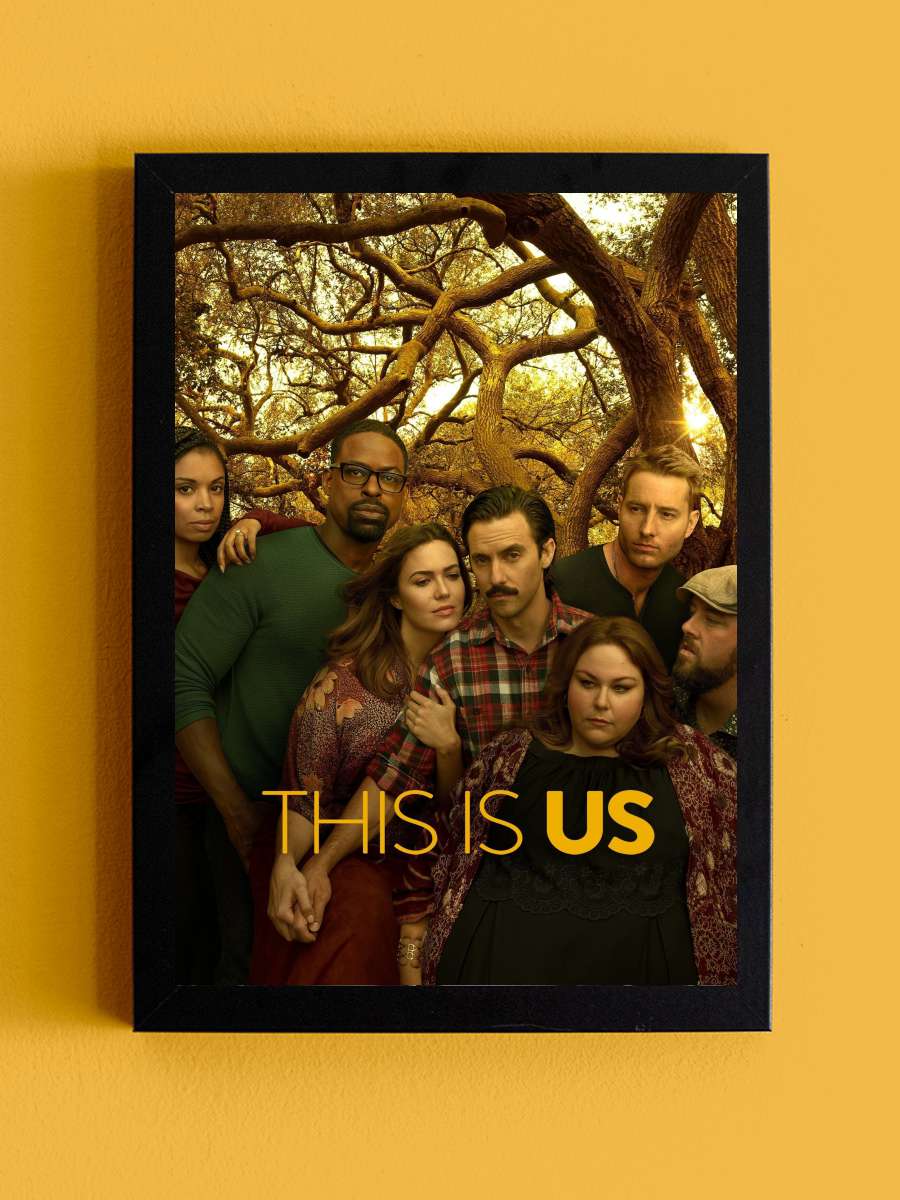 This Is Us Dizi Tablo Siyah Çerçeveli Dizi Poster Duvar Tablo