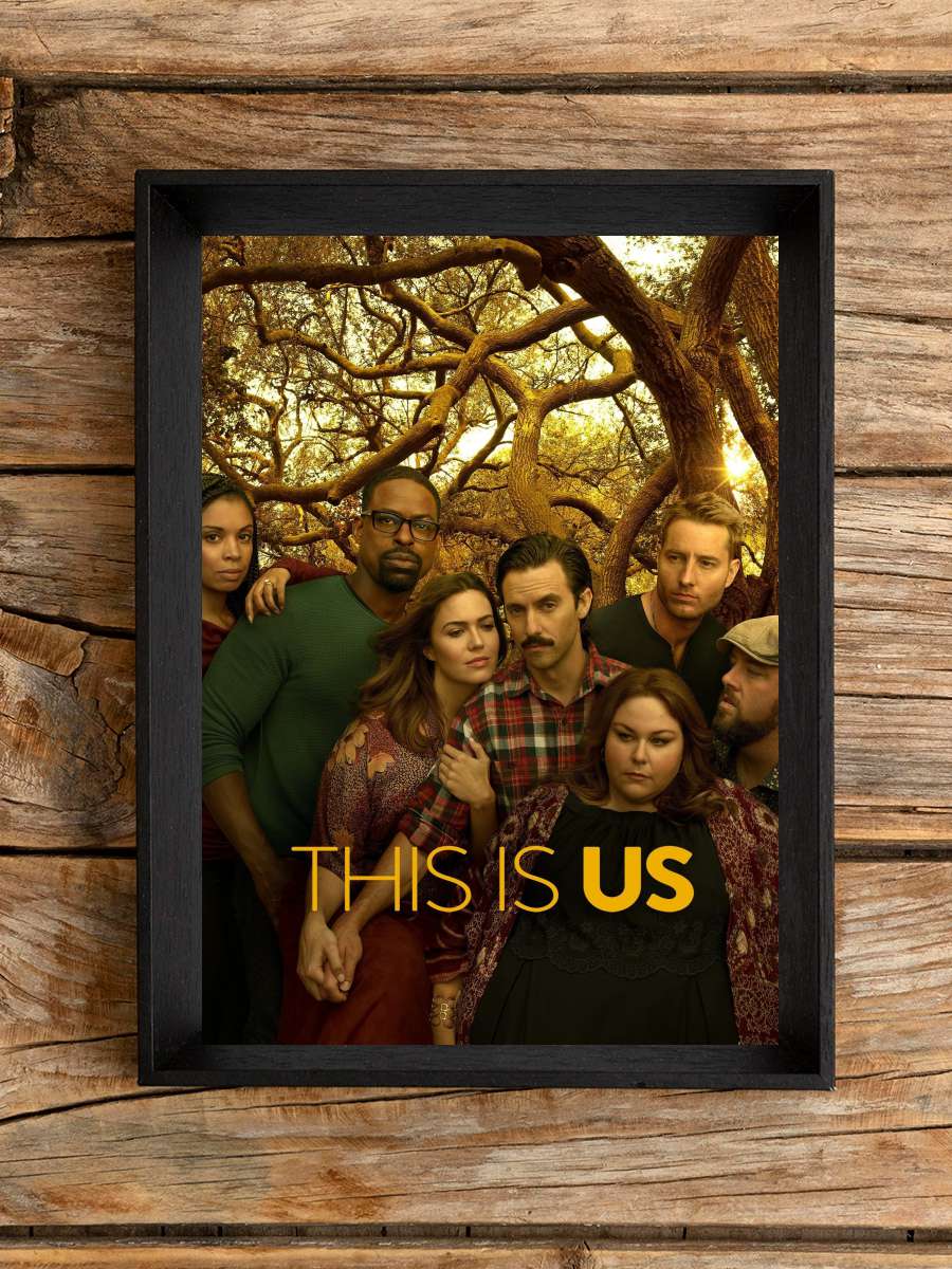 This Is Us Dizi Tablo Siyah Çerçeveli Dizi Poster Duvar Tablo