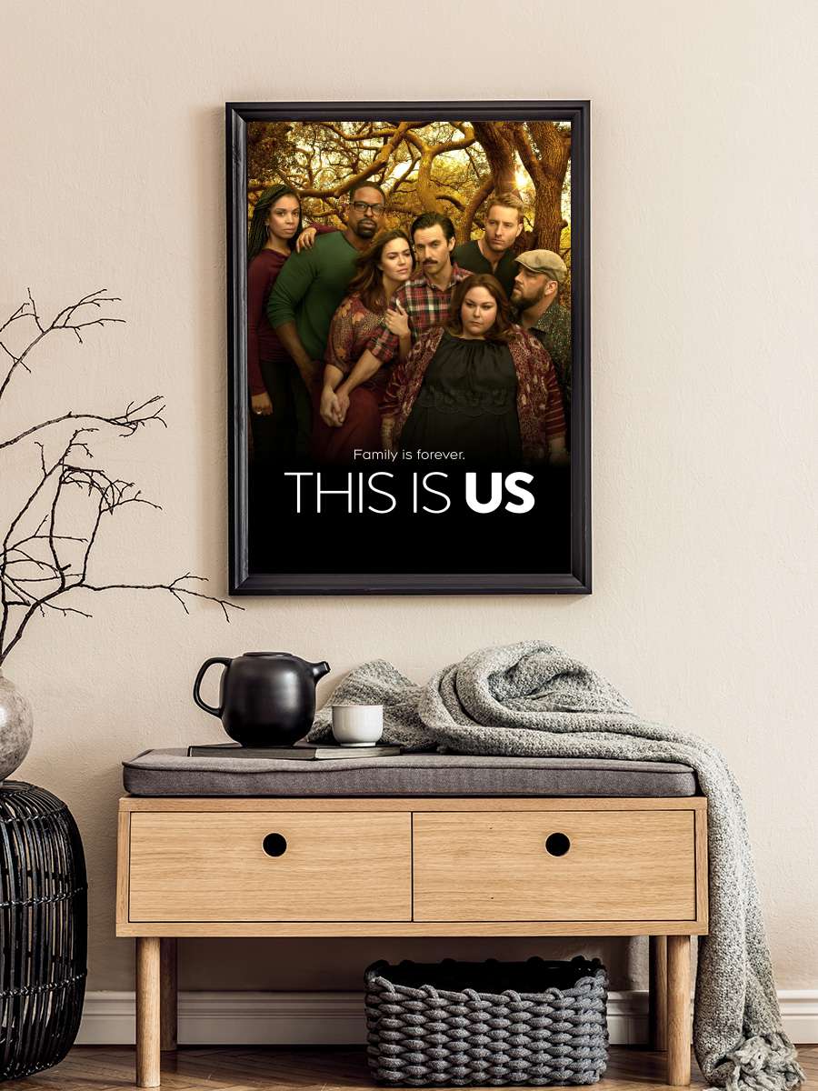 This Is Us Dizi Tablo Siyah Çerçeveli Dizi Poster Duvar Tablo