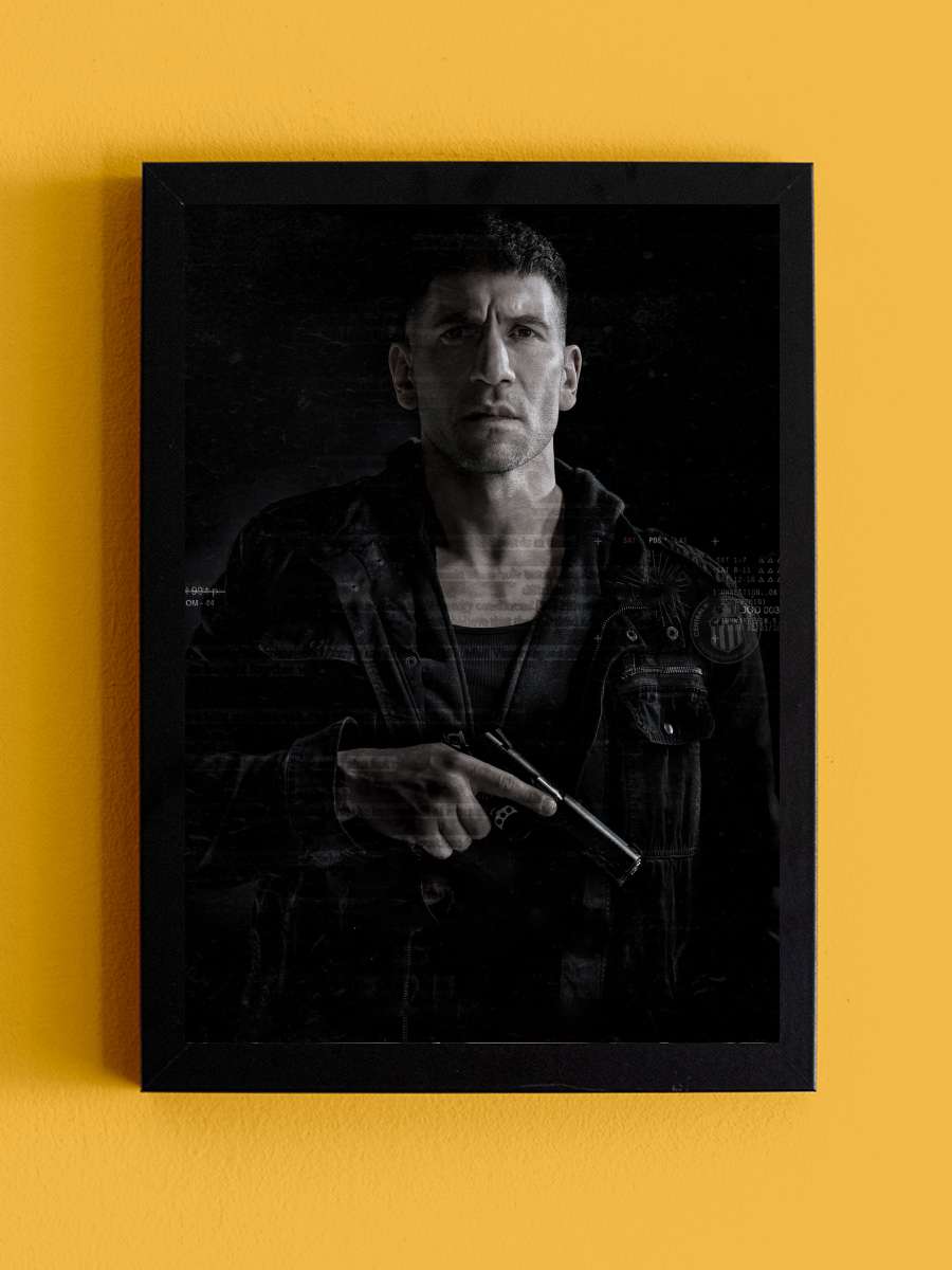 Marvel's The Punisher Dizi Tablo Siyah Çerçeveli Dizi Poster Duvar Tablo