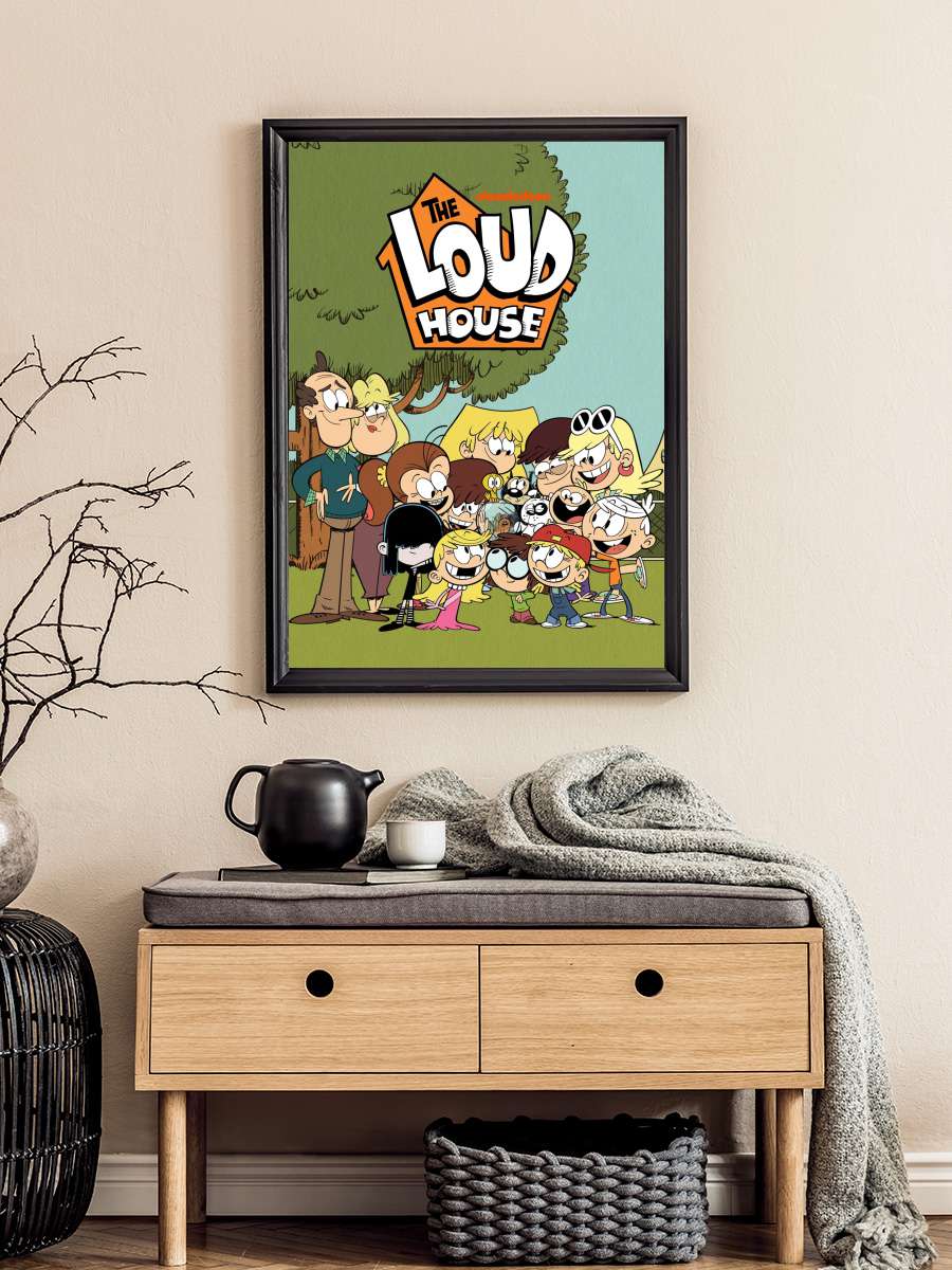 Gürültü Ailesi - The Loud House Dizi Tablo Siyah Çerçeveli Dizi Poster Duvar Tablo