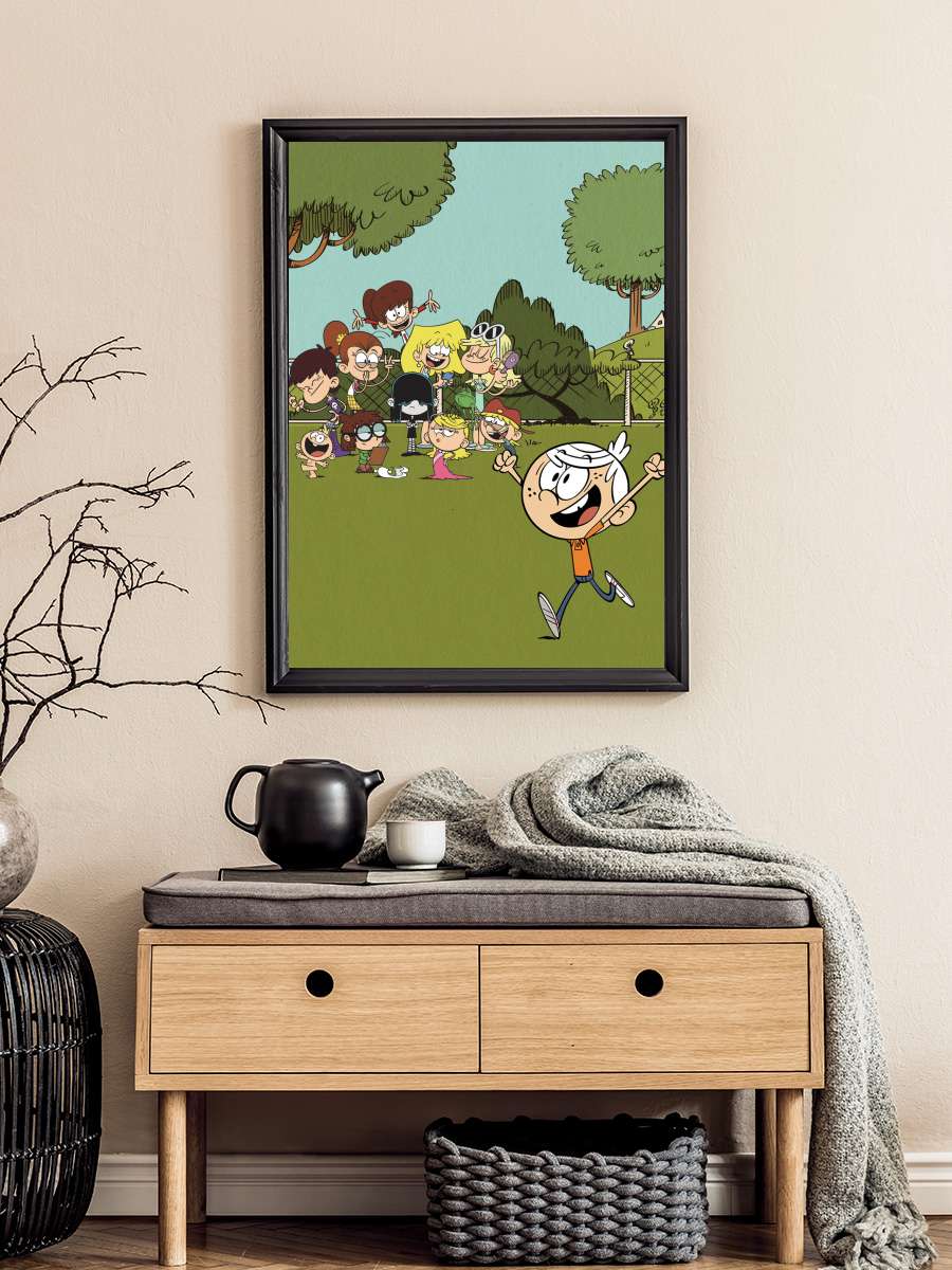 Gürültü Ailesi - The Loud House Dizi Tablo Siyah Çerçeveli Dizi Poster Duvar Tablo