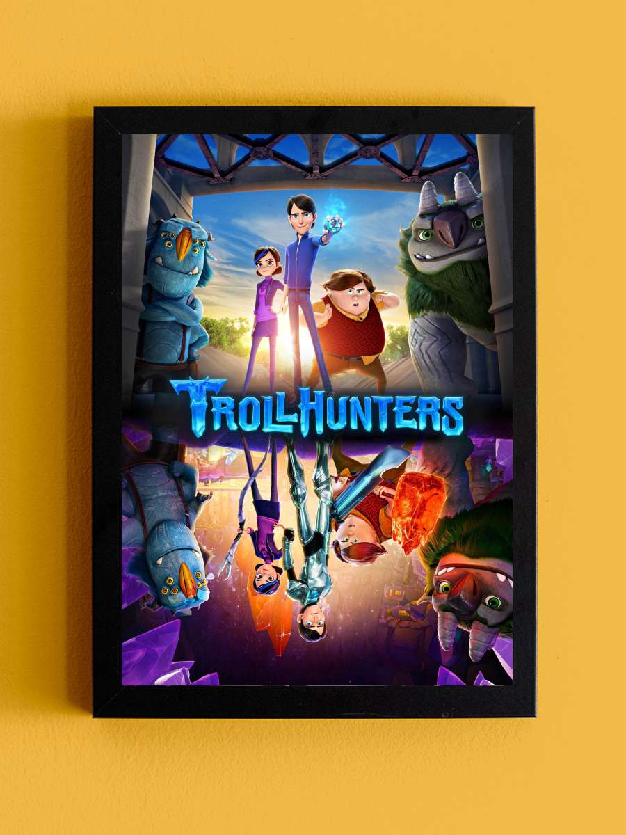 Trol Avcıları: Arcadia Hikâyeleri - Trollhunters: Tales of Arcadia Dizi Tablo Siyah Çerçeveli Dizi Poster Duvar Tablo