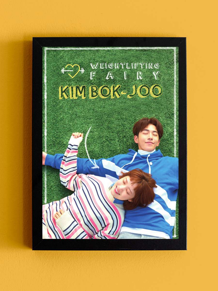 Weightlifting Fairy Kim Bok Joo - 역도요정 김복주 Dizi Tablo Siyah Çerçeveli Dizi Poster Duvar Tablo