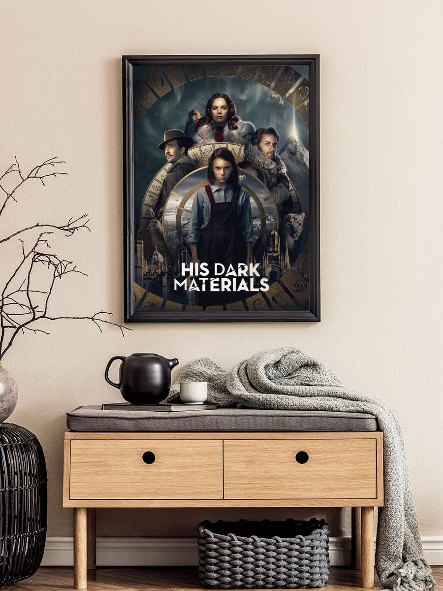 Karanlık Cevher - His Dark Materials Dizi Tablo Siyah Çerçeveli Dizi Poster Duvar Tablo