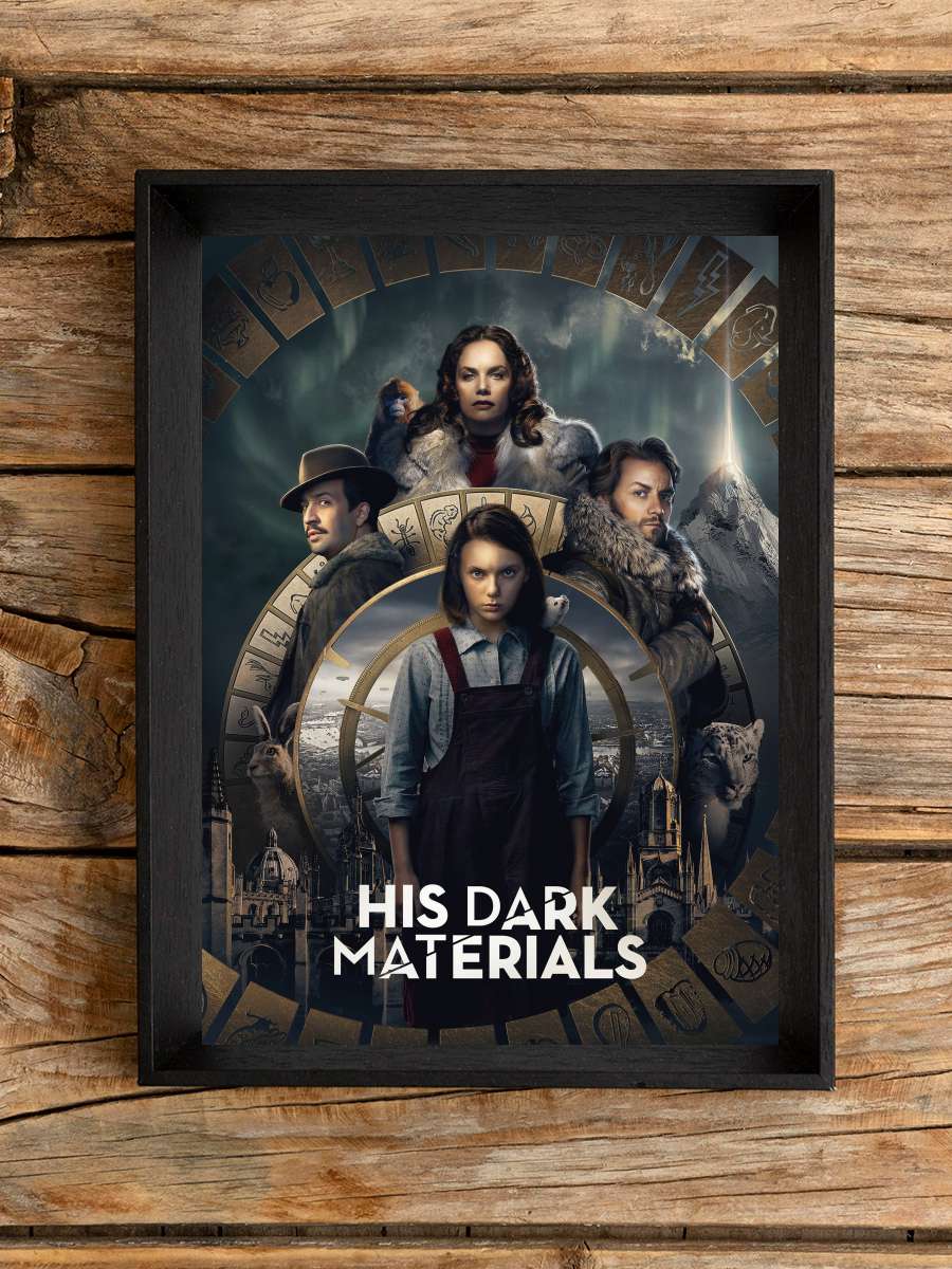 Karanlık Cevher - His Dark Materials Dizi Tablo Siyah Çerçeveli Dizi Poster Duvar Tablo