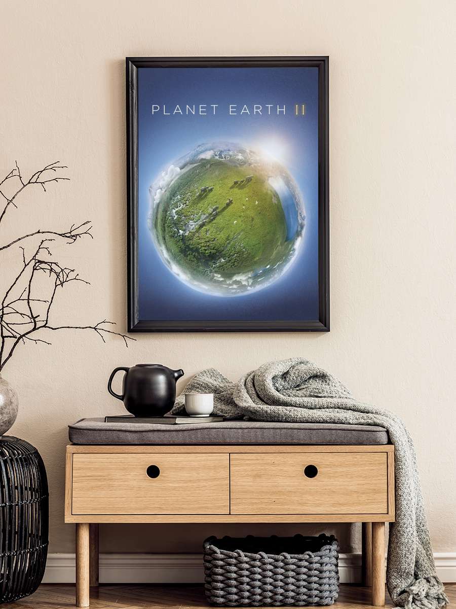 Planet Earth II Dizi Tablo Siyah Çerçeveli Dizi Poster Duvar Tablo