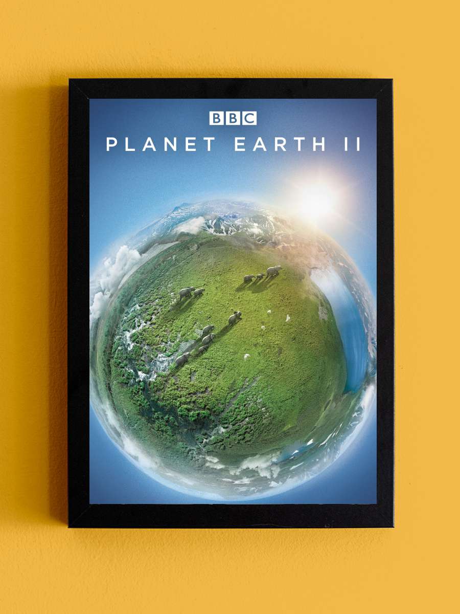 Planet Earth II Dizi Tablo Siyah Çerçeveli Dizi Poster Duvar Tablo