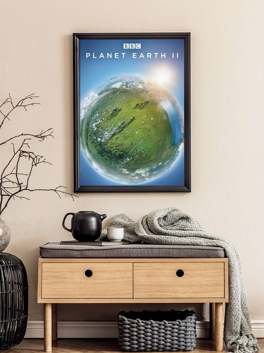 Planet Earth II Dizi Tablo Siyah Çerçeveli Dizi Poster Duvar Tablo