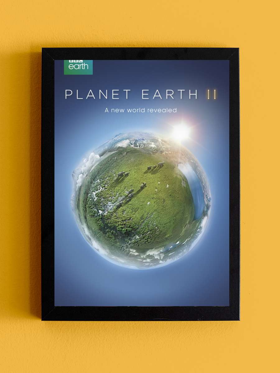 Planet Earth II Dizi Tablo Siyah Çerçeveli Dizi Poster Duvar Tablo