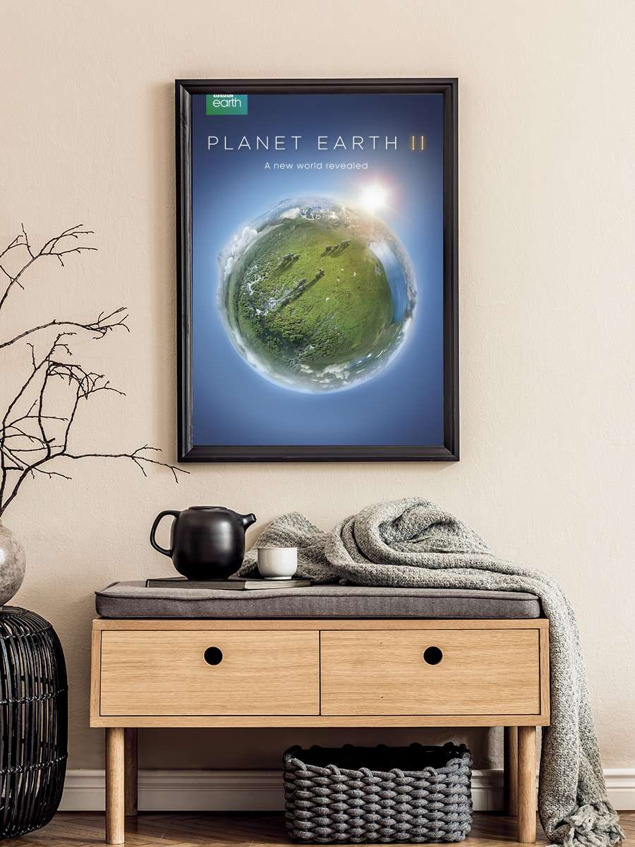 Planet Earth II Dizi Tablo Siyah Çerçeveli Dizi Poster Duvar Tablo