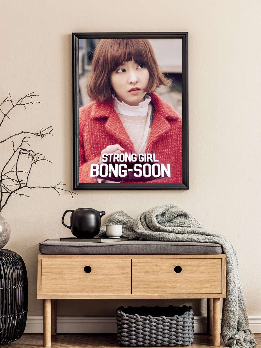 Strong Woman Do Bong-Soon - 힘쎈여자 도봉순 Dizi Tablo Siyah Çerçeveli Dizi Poster Duvar Tablo