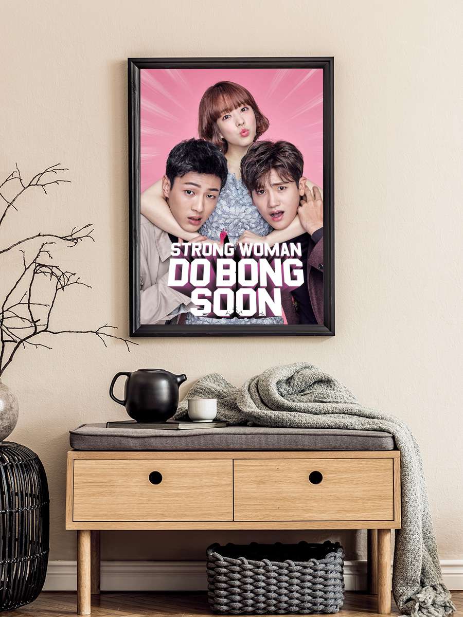 Strong Woman Do Bong-Soon - 힘쎈여자 도봉순 Dizi Tablo Siyah Çerçeveli Dizi Poster Duvar Tablo