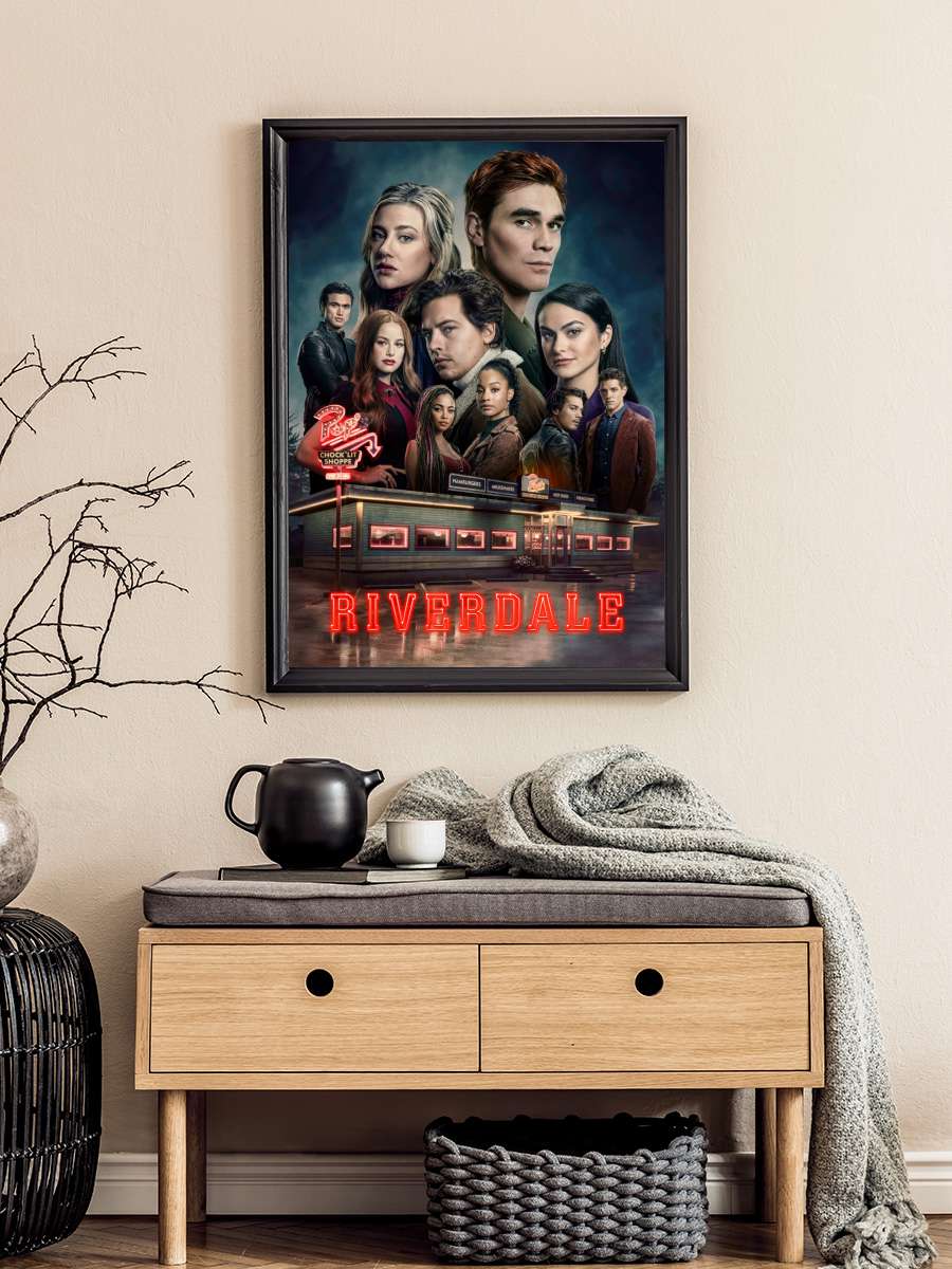 Riverdale Dizi Tablo Siyah Çerçeveli Dizi Poster Duvar Tablo