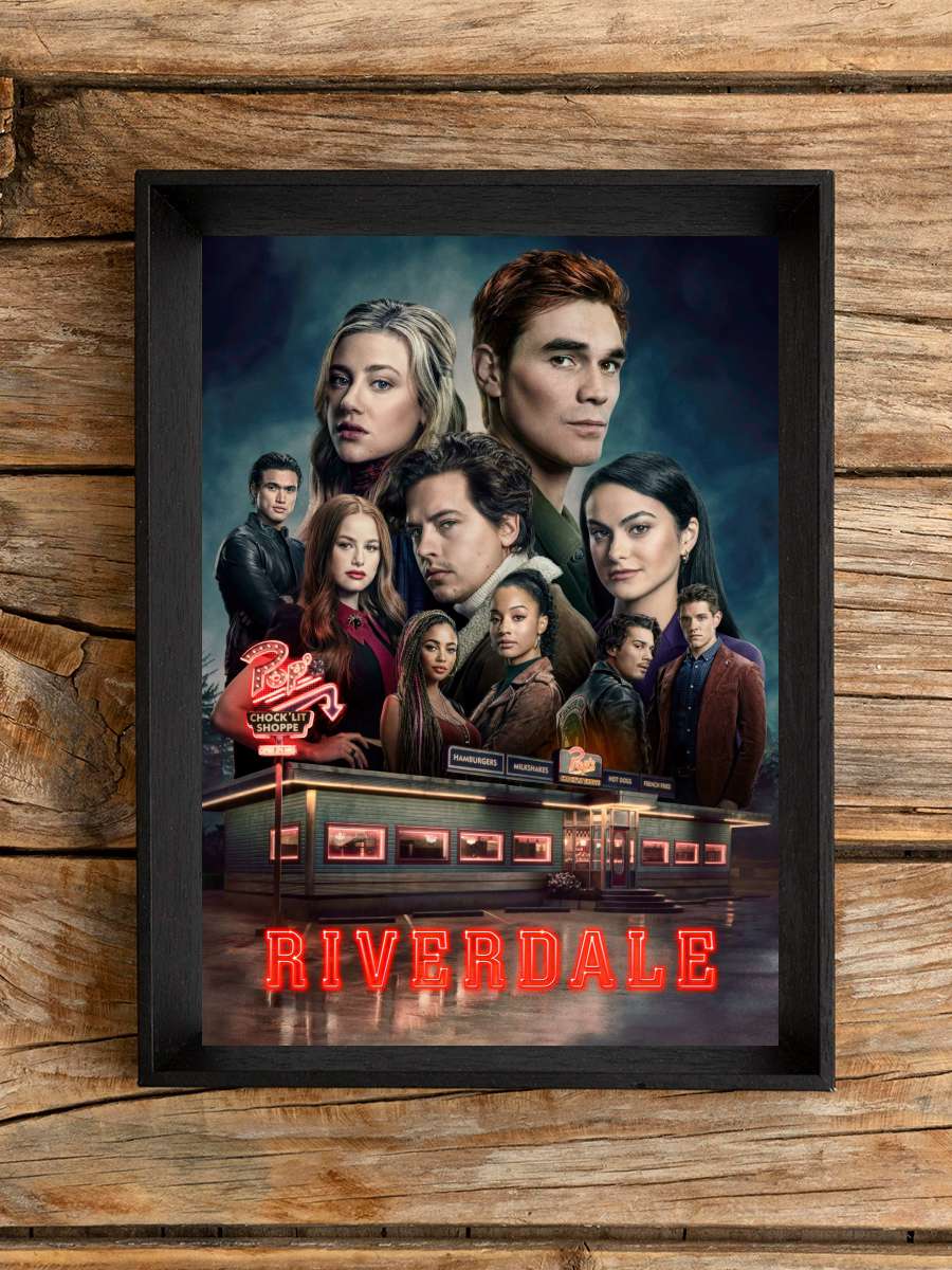 Riverdale Dizi Tablo Siyah Çerçeveli Dizi Poster Duvar Tablo