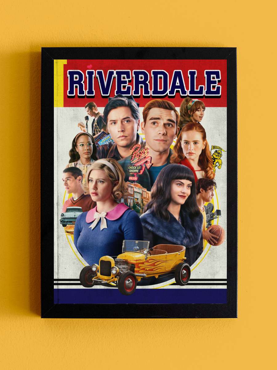 Riverdale Dizi Tablo Siyah Çerçeveli Dizi Poster Duvar Tablo