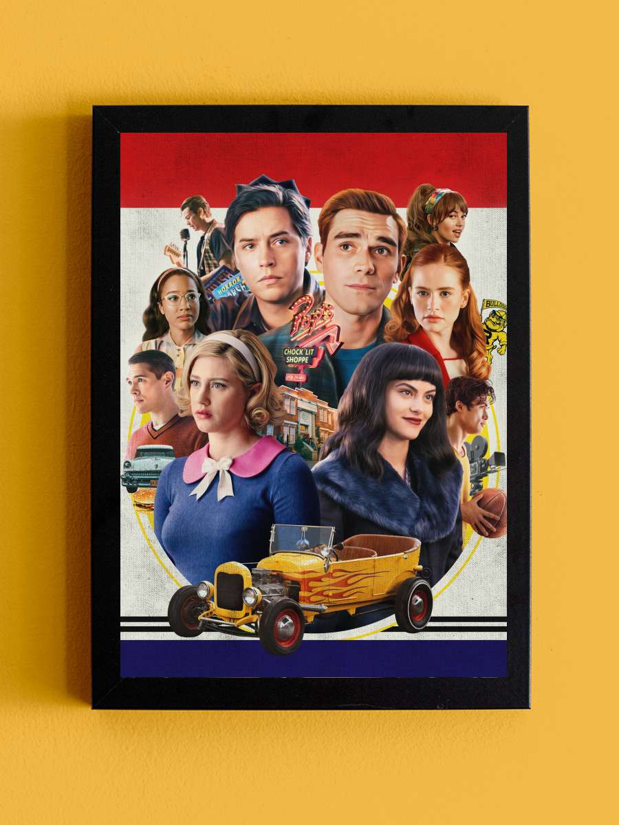 Riverdale Dizi Tablo Siyah Çerçeveli Dizi Poster Duvar Tablo