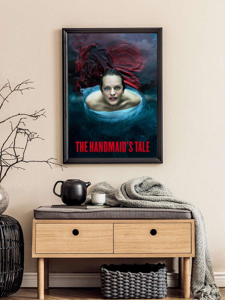 The Handmaid's Tale Dizi Tablo Siyah Çerçeveli Dizi Poster Duvar Tablo